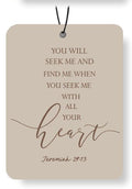 Christian Scripture Car Air Freshener